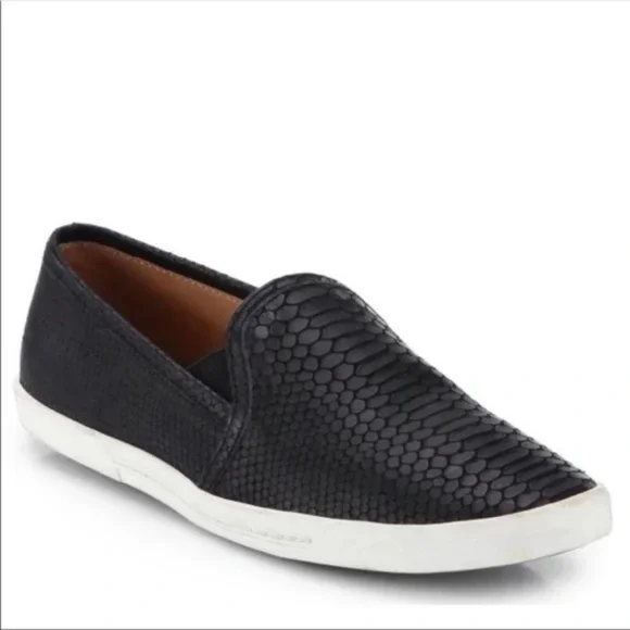 Joie Shoes Joie Kidmore Slip On Sneaker Snake Embossed Black